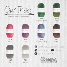 8 nieuwe kleuren Our Tribe