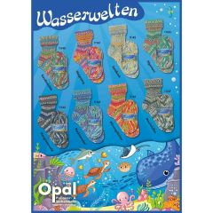 Opal Wasserwelten 4-draads 5x100g - 8 kleuren - 1st