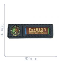Label fashion and concision 62x19mm blauw - 5st