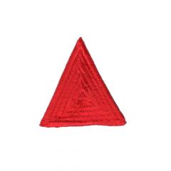Applicatie Driehoek rood glans- 5st