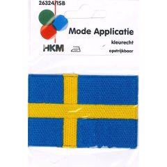 Applicatie Vlag Zweden - 5st
