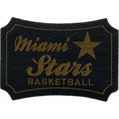 Applicatie Miami Stars Basketbal gelaserd leer - 5st