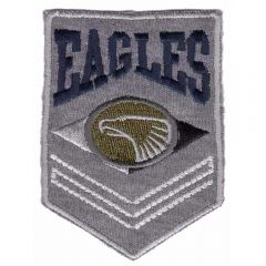 Applicatie Eagles schild blauw - 5st