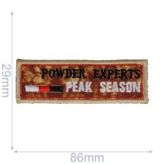 HKM Applicatie powder experts 86x29mm bruin - 5st