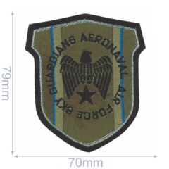 HKM Applicatie guardians aeronaval 70x79mm groen - 5st