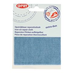 Opry Reparatiedoek jeans opstrijkbaar 10x40cm dun - 10St.