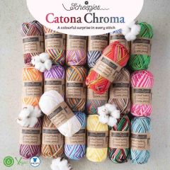Scheepjes Catona Chroma assortiment 5x50gr - 20 kleuren