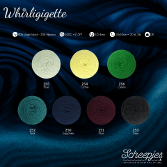 Scheepjes Whirligigette assortiment 3x100g - 7 kleuren - 1st