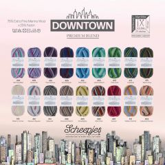 Scheepjes Downtown assortiment 5x50g - 18 kleuren - 1st