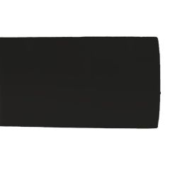 Plakkatoen punt coating zwart - 30m