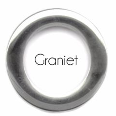 Bandex Deco ringen 35,5-55mm graniet - 5x10st