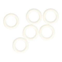 Antex Ringen plastic wit - 100st
