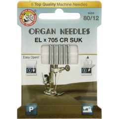 Organ Needles Eco-pack ELX705 chroom SUK 5 nld - 20st