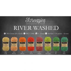 Scheepjes River Washed assortiment 5x50g - 8 kleuren - 1st
