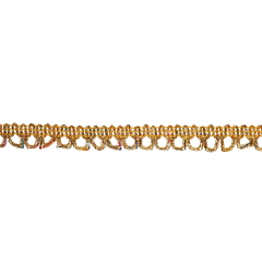 Lurexband 10mm goud gekleurd - 25m
