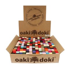 Oaki Doki Display biaisband effen 20mm - 196x3m - 1st