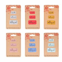 Opry Skai-leren labels made by oma assortiment 6x3x3st