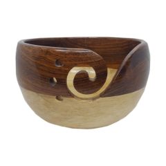 Scheepjes Yarn bowl rozenhout en dennenhout 14x8cm - 1st