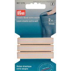 Prym Band elastiek extra zacht 10mm wit - 5x2m
