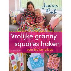 Vrolijke granny squares haken - Jantine Flach - 1st