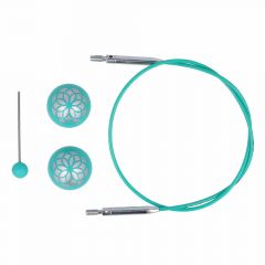KnitPro Swivel 360° Ver. kabel voor 40-150cm naald - 3st