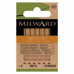 Milward Machinenaalden metallic 80-12 - 5x6st