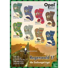 Opal Regenwald XVII 6-draads ast. 4x150g - 8 kleuren - 1st