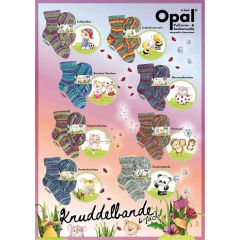 Opal Knuddelbande 6-draads 4x150g - 8 kleuren - 1st