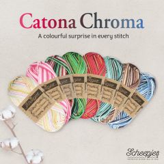 Scheepjes Catona Chroma assortiment 5x50gr - 8 kleuren