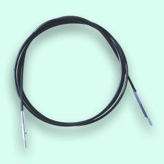 KnitPro Fixed Verwis. kabel zwart voor 40-150cm naald - 1st