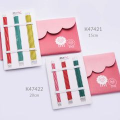 KnitPro Zing sokkennaaldenset 15cm-20cm - 1st