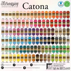 Scheepjes Catona assortiment 5x50g - 109 kleuren - 1st