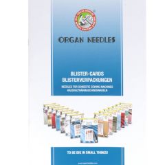 Organ Needles Product catalogus blisterverpakkingen - 1st