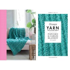 YARN The After Party nr.24 Popcorn-Cables Blanket - 20st